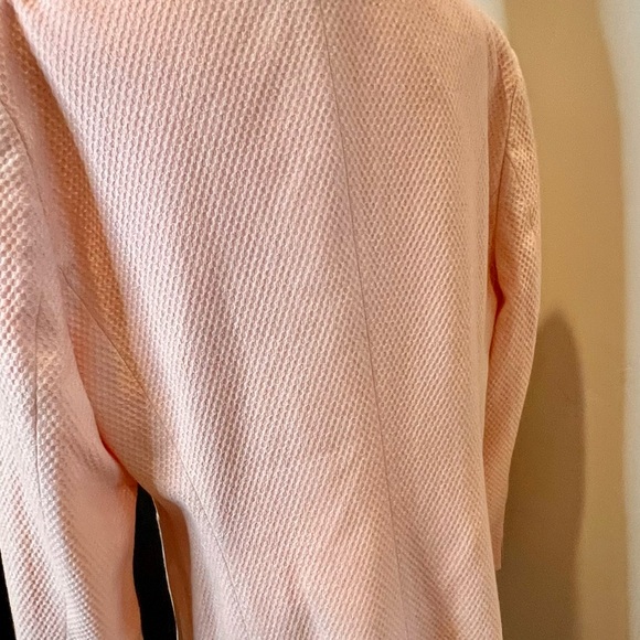 Escada Soft Peach Double-Breasted Blazer - Picture 3 of 6